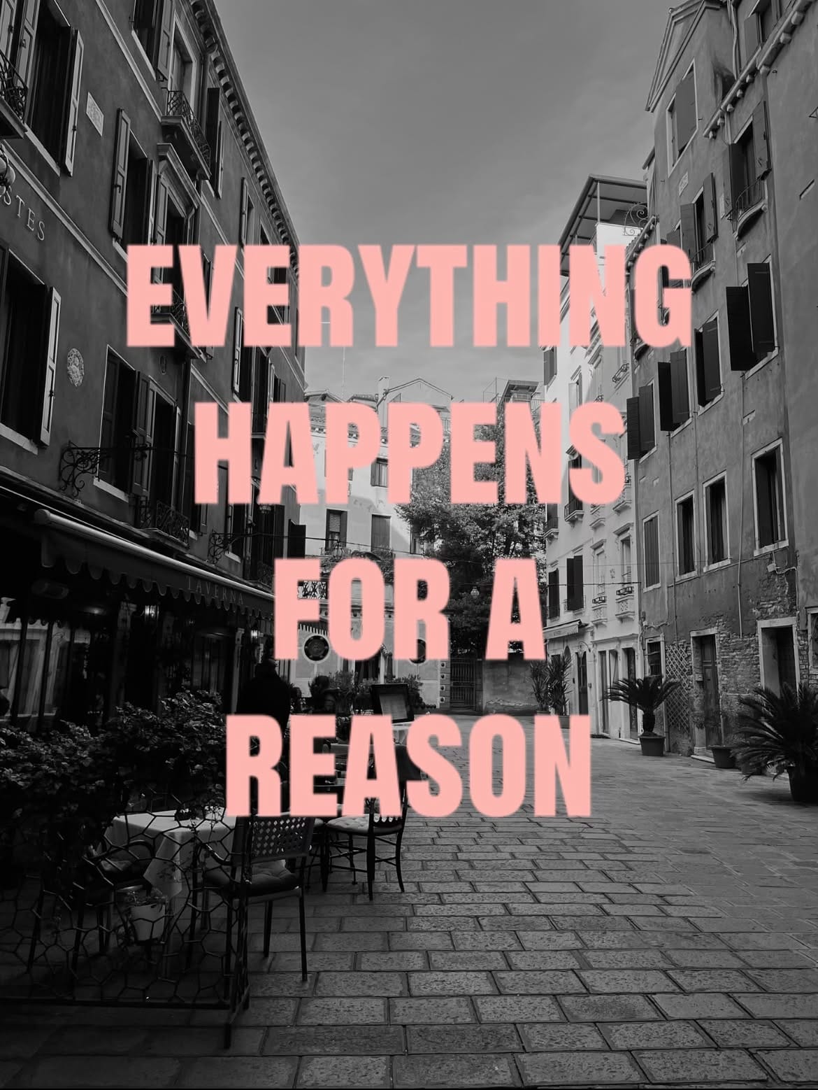 Everything happens for a reason poster