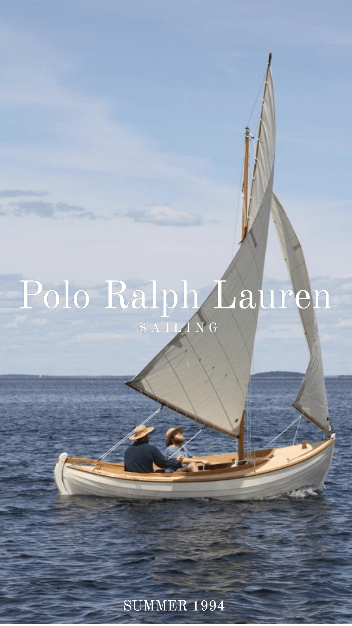 Vintage Polo Ralph Lauren Sailing Poster