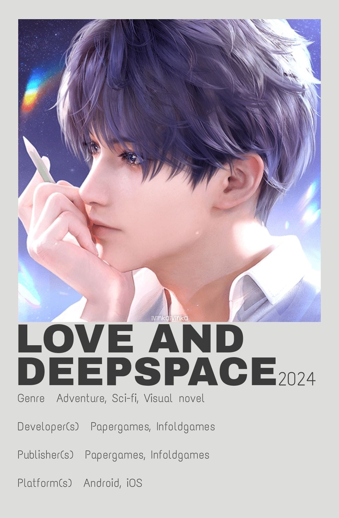 Minimalist poster | Love and Deepspace