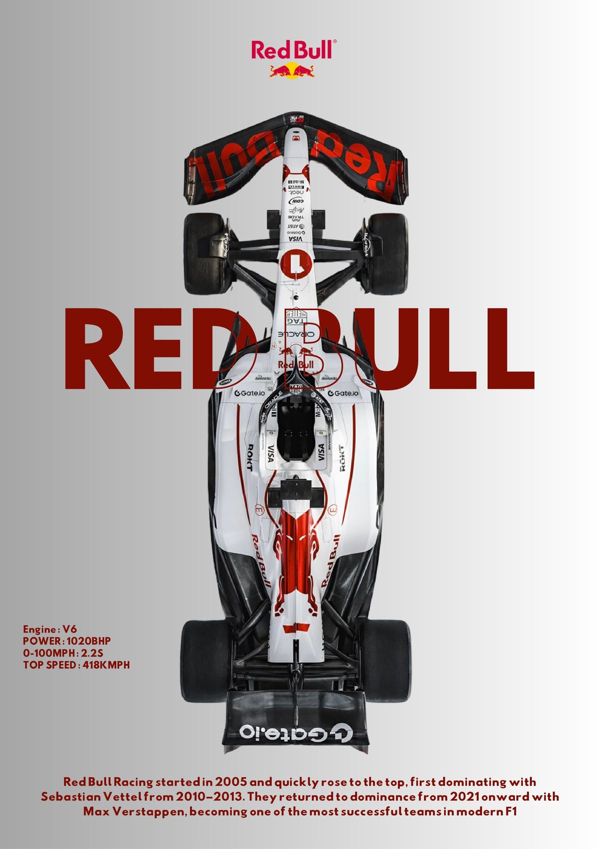 Redbull rb21 japan livery poster