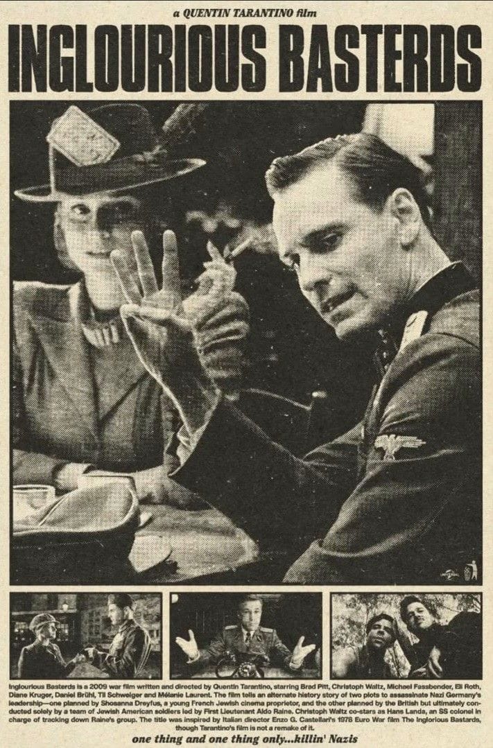 Inglourious Basterds poster