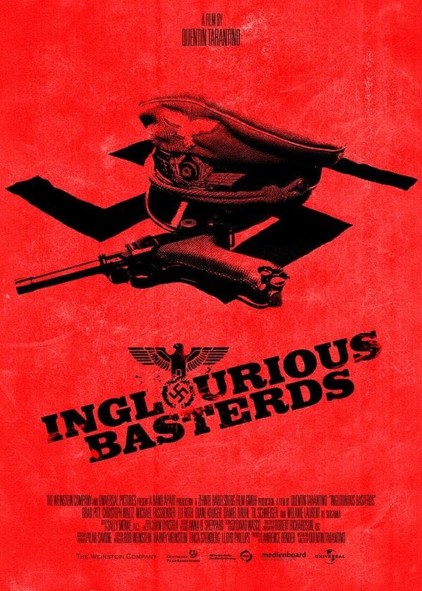 'My homage to the great movie Inglourious Basterds' Poster, picture, metal print, paint by Mark Hyland | Displate