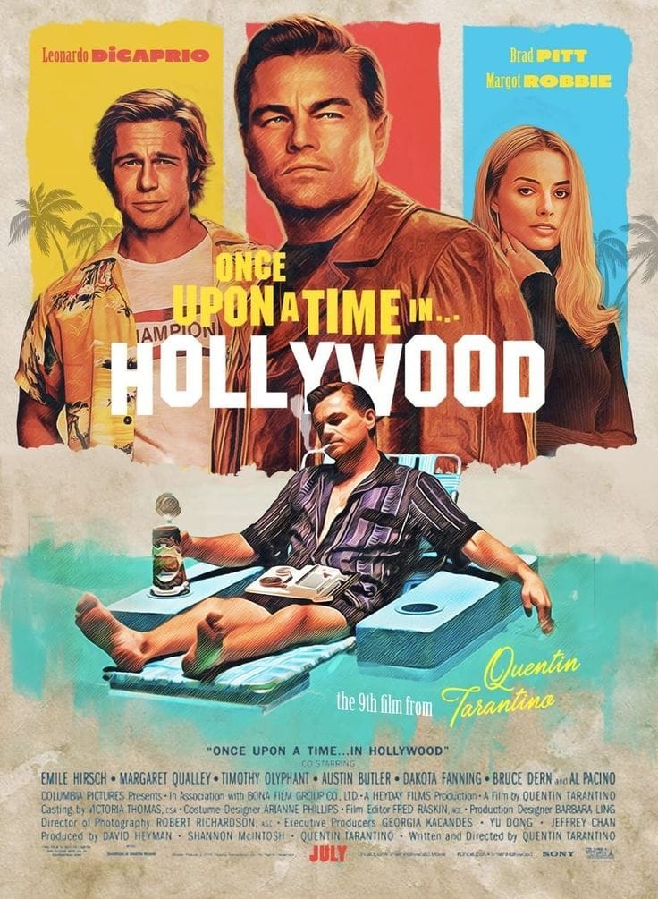 Once Upon a Time in Hollywood poster
