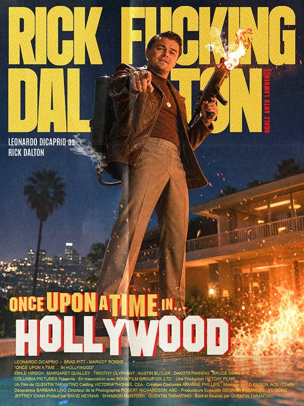 Once Upon a Time in Hollywood poster