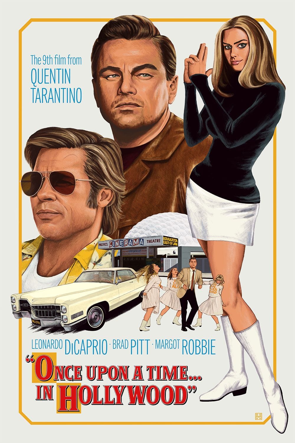 Once Upon a Time in Hollywood poster