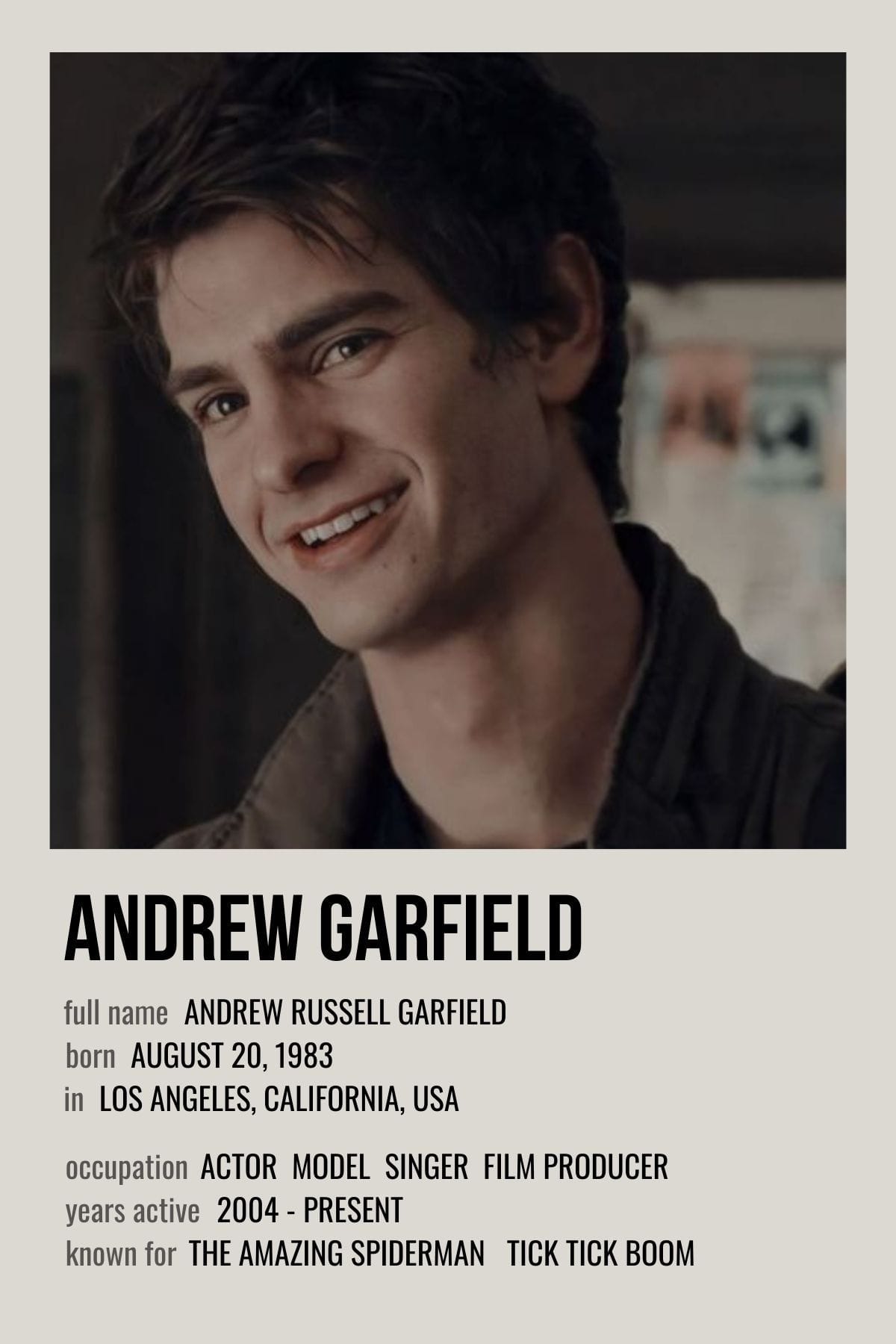 andrew garfield