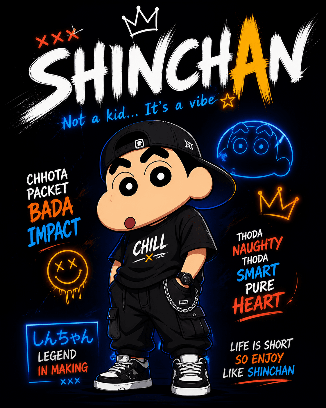 😎 SHINCHAN VIBE – Naughty but Smart