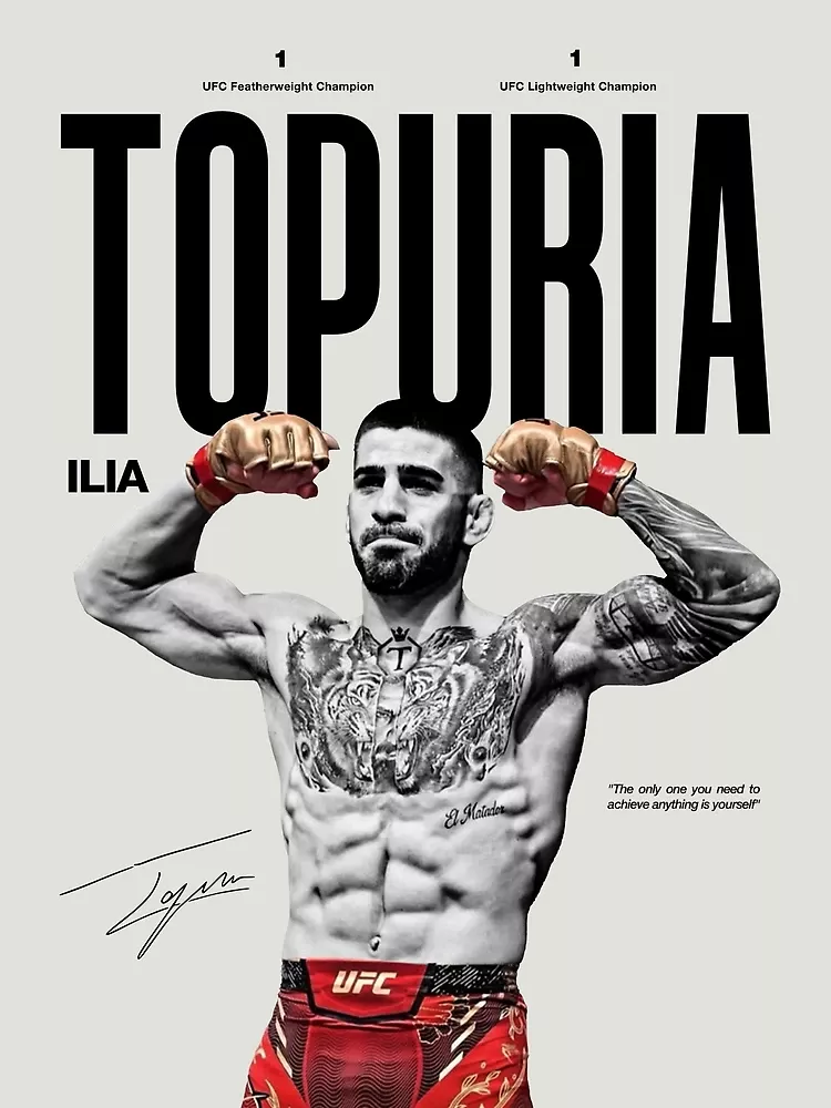 Ilia Topuria poster