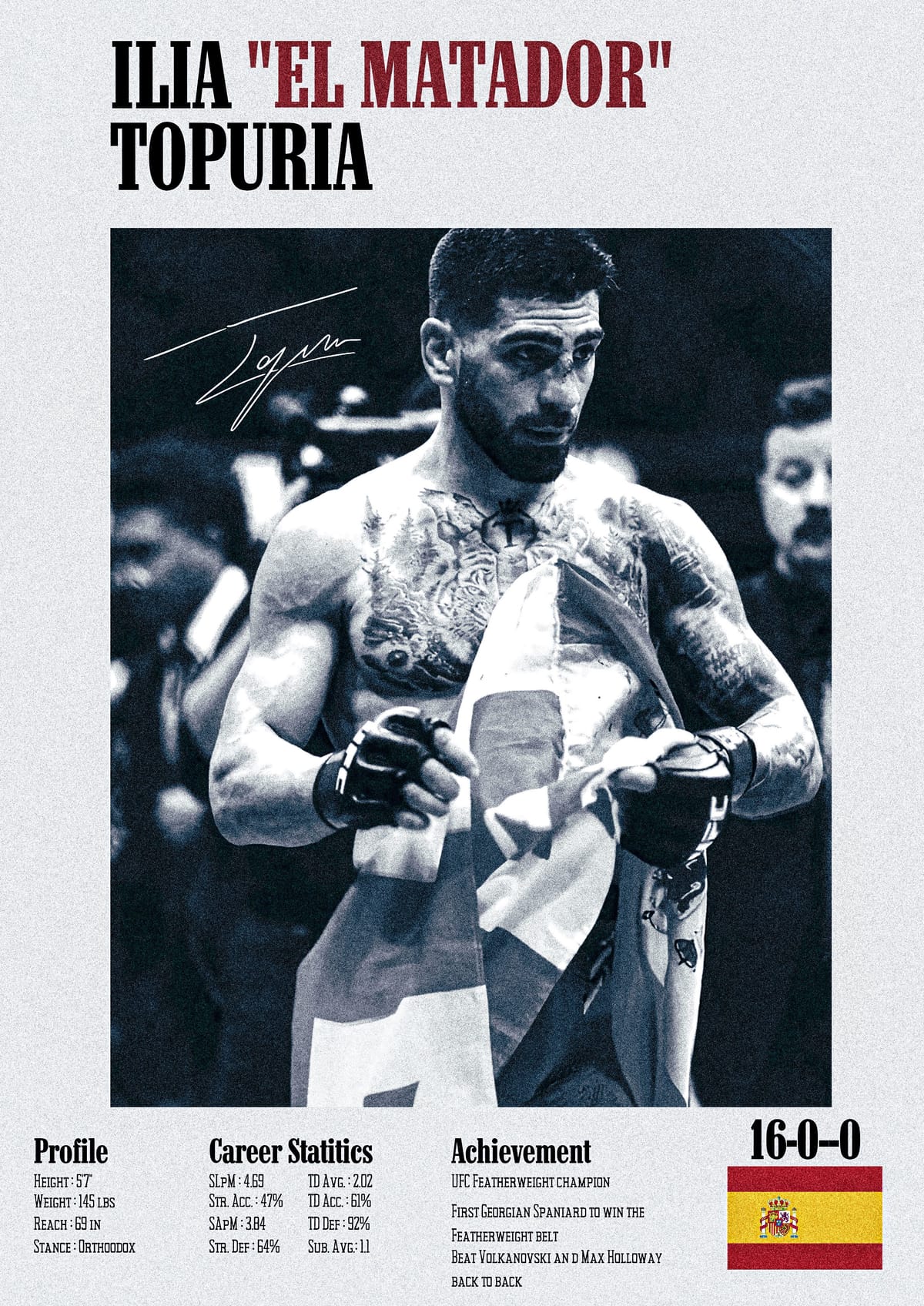 Ilia "El Matador" Poster