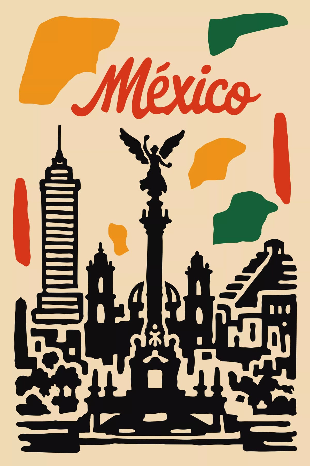Mexico Travel Poster